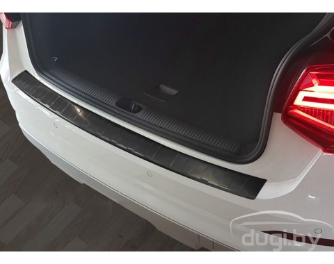 Накладка заднего бампера для Audi Q2 (2016-...) черная